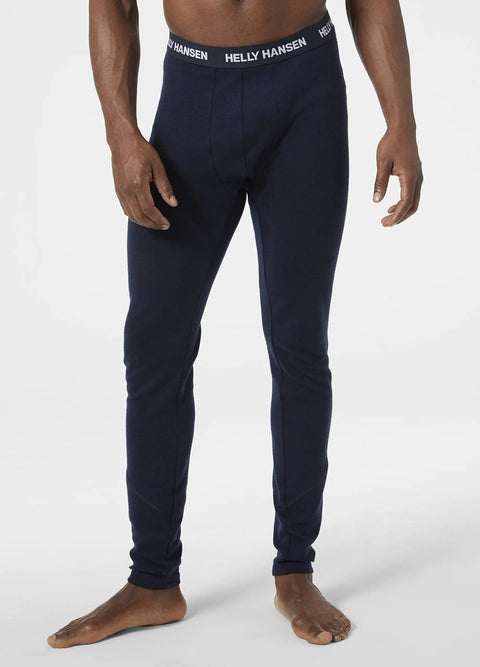 Lifa Merino Midweight 2-In-1 Base Layer Pant For Cold Weather, Soft Non Itch Merino Wool, Navy 598, Size Small, front view