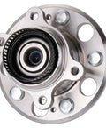 Front view of Premium Rear Wheel Bearing And Hub Assembly Kit For 2007 2012 Hyundai Elantra With ABS Pre Greased And Pre Sealed