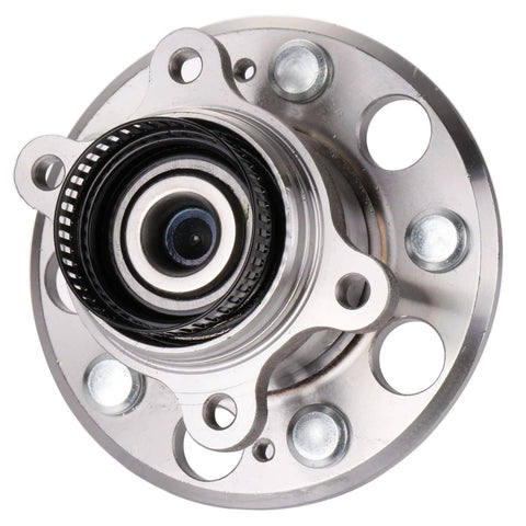 Front view of Premium Rear Wheel Bearing And Hub Assembly Kit For 2007 2012 Hyundai Elantra With ABS Pre Greased And Pre Sealed