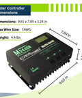 Must-Have 400W 12V Solar Panel Kit With Four 100W Mono Panels And 40A MPPT Controller Bluetooth Enabled solar controller dimensions