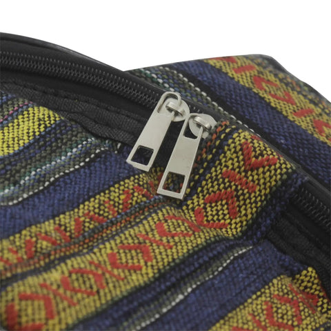 Close-up of zipper on Road Warrior Snare Drum Gig Bag With Padded Shoulder Strap Heavy Duty Oxford Fabric.