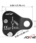 Climbing Ascender Rope Grab For Rock Climbing And Mountaineering Fall Protection Belay Device With Instant Rope Lock Pro