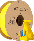 PLA Plus 1.75mm Filament For 3D Printing, 1kg Yellow Cardboard Spool, High Strength And Toughness, Low Shrinkage, Strong Layer Adhesion