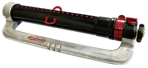 Pro Grade Heavy Duty Metal Oscillating Sprinkler Built For Lawns And Gardens Covers Up To 3900 Sq Ft One Touch Width Control