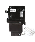 Side view of 40 Amp Ground Fault Circuit Interrupter GFCI Circuit Breaker 2 Pole 120 to 240 Volt 10,000 AIC UL 943 Self Test
