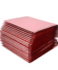 Stack of rose color air bubble mailers padded envelopes self seal 25x20cm for shipping supplies, lightweight water resistant