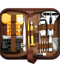 All In One Watch Repair Kit With Durable Metal Case 149 Piece Tool Set Including Spring Bar Remover and Pin Remover.