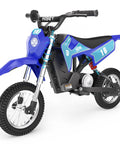 Kids Electric Dirt Bike 36V 300W Ride On With Quiet Hydraulic Suspension Long Range Up To 13.7 Miles 3 Speed Modes Real Dope Off Road Fun