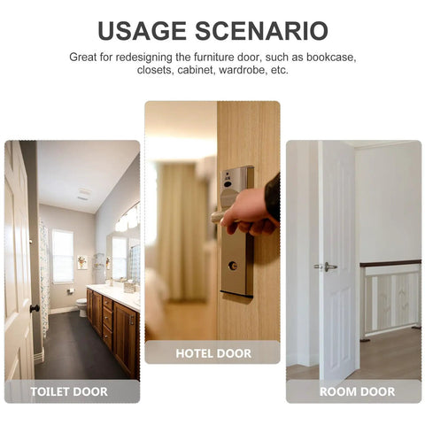 Automatic Door Closer With Adjustable Speed In Stainless Steel Spring Loaded Self Closing Door Hardware For Home And Hotel Rooms