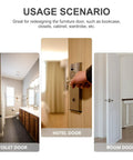 Adjustable Stainless Steel Door Closer With Spring Automatic Close and Buffer Speed Control for various door types