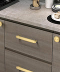 Kitchen cabinets with Four Pack Three Point Eight Inch Coffee Antique Brass Cabinet Pulls Handles For Kitchen Cupboard Wardrobe