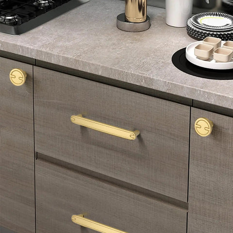 Kitchen cabinets with Four Pack Three Point Eight Inch Coffee Antique Brass Cabinet Pulls Handles For Kitchen Cupboard Wardrobe