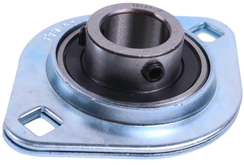 3/4 Inch Pressed Steel Two Bolt Flange Bearing SBPFL204-12 SBSFL204-12 For Dump Truck Tarp Systems close-up view