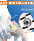 Beefed Up Front Wheel Hub Bearing Pair For Dodge Ram 1500 2002 2003 2004 2005 2006 2007 2008 5 Lug Non ABS Replacement Kit