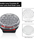 Industrial 100mm Traffic Light Signal With Red Green Stop And Go LED DC 9 To 36V Waterproof IP65 PC Housing Cobweb Lens Warning Light detail
