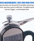 Workhorse Thickness Gauge for Sponge, Paper, Cardboard and Foam Rubber Sheets, 0 to 12.7 mm Range with Large LCD