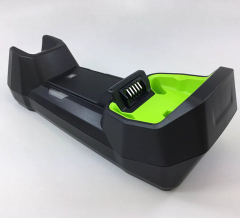 Charging cradle for Hardcore Rugged Cordless Barcode Scanner Kit Built For The Grind With Direct Part Marking And Bluetooth 2D 1D Imager.