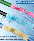 110-piece heat shrink bullet connector kit for 22-10 AWG, waterproof male/female terminals for automotive use.