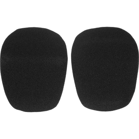 F19 Velcro Arm Rest Pad Replacement For Aerobars Black 16mm Foam Cushions With Lycra for cycling comfort, pair view