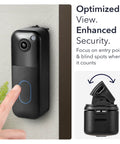 Horizontal Adjustable Angle Mount And Wall Plate For Blink Video Doorbell 1st Gen And 2nd Gen 35 To 55 Degrees Wedge Mount