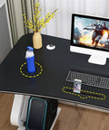 Slick Multipurpose Computer Desk Featuring An Ergonomic Arch Frame And Built In Phone Cubby, 47.2" waterproof surface with phone cubby