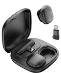 AI Noise Cancellation Wireless Lavalier Microphone For iPhone And Android with USB C, mini mic, and 35-hour charging case