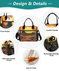 Design details of Insulated Lunch Tote Bag For Outdoor Picnics And Camping Cooler Bag With Detachable Shoulder Strap Reusable