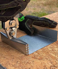 Sheet Metal Hand Seamer With 1/4 Inch Increment Marks bending metal, heavy-duty steel build, comfortable grip, precise seaming for sheet metals