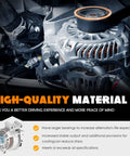 95A High Output Alternator Fits Ranger F150 Explorer Econoline Wagon Mazda B2300 B2500 B3000 B4000 Mercury Tracer 1995-1998 12V 95 Amp CW Rotation Includes S6 Pulley Replaces 1F20-18-300A 207750 7750 3342620A installed in vehicle engine.