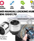 Manual Wheel Locking Hubs 2 Pack For Ford Ranger 1998 2003 Explorer 1995 2001 And Mazda B Series B2500 B3000 B4000 Pickup 1998 2009
