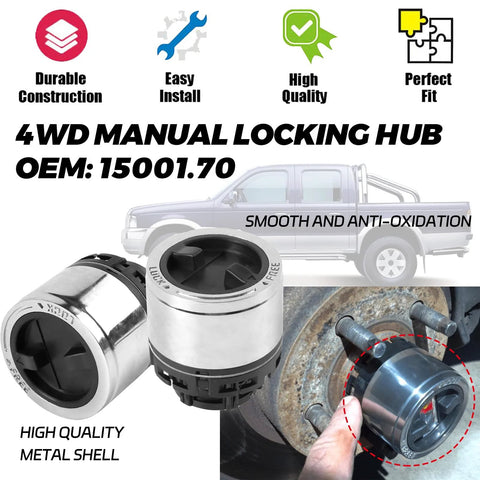 Manual Wheel Locking Hubs 2 Pack For Ford Ranger 1998 2003 Explorer 1995 2001 And Mazda B Series B2500 B3000 B4000 Pickup 1998 2009