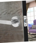 Interior Passage Door Handle Set With Sleek Knob And Lever For Bedrooms And Storage Rooms Easy To Install With All Hardware Included For Quick No Sweat Setup And Secure Locking
