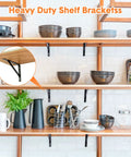 40 Pack Heavy Duty Shelf Brackets Built Tough Bulk Metal Floating Shelving Support Wall Mounted 90 Degree L Brackets