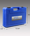 Blue YSTOOL cylinder leak-down tester kit in a hard-plastic case with handle