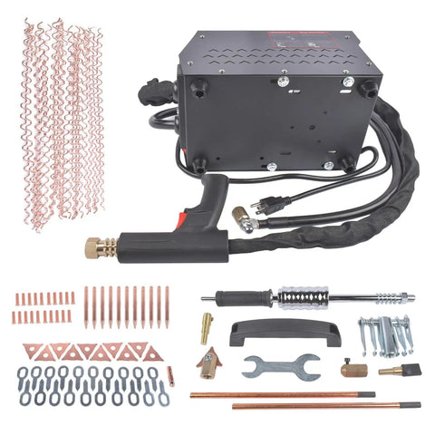 Spot Weld Dent Puller Kit 3500W 110V Car Body Dent Repair With Seven Welding Modes Auto And Manual Switch, tools and accessories.