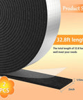 Beefed Up Heavy Duty Pipe Insulation Wrap 2 Inch By 33 Foot Self Adhesive Aluminum Foil for outdoor pipes