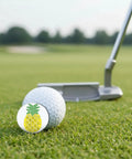 Pineapple Shaped Golf Ball Marker For Alignment And Game Changer Putting Green Precision Metal Ball Marker 1 Inch Wide