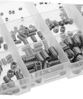 Beefy 300 Piece Stainless Steel Set Screws Kit With Allen Wrenches Cup Point Hexagon Headless Grub Screws in storage box