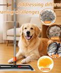 Heavy Duty 17 Inch Microfiber Flat Mop Built Like A Tank For No Sweat Floor Care with pet-friendly features and handles cleaning challenges.