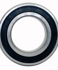 Go-To Deep Groove Ball Bearing 6007 35x62x14mm Double Rubber Sealed Shielded Pressed Steel Cage, front view