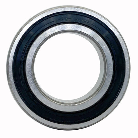 Go-To Deep Groove Ball Bearing 6007 35x62x14mm Double Rubber Sealed Shielded Pressed Steel Cage, front view