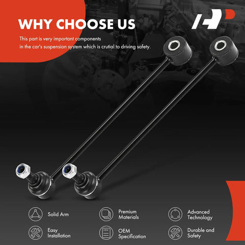 Rear Sway Bar Links Set For Ram 1500 Trucks 2011 2018 And 2023 1500 Classic 2019 2023, 2 Pack Stabilizer Bar Links shown