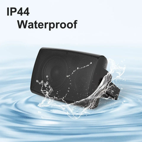 Outdoor Bluetooth Speakers 6.5 Inch 800W Waterproof Wired System With Multifunctional Amplifier Wall Mount For Patio