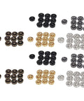 Lightweight 5mm Snap Button Fasteners 100 Piece Set For Garments And Fabrics Five Color Assortment Ideal For Skirts Dresses And DIY Sewing