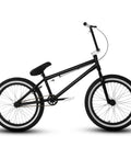Black BMX Freestyle Bike 20 Inch And 16 Inch Size For Teens And Kids Street Ready Stunt Bike With Hi Tensile Steel Frame Side View