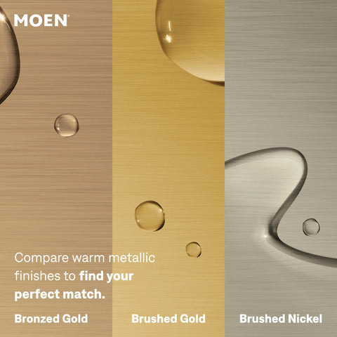 Contemporary Chic Brushed Gold Rain Shower Trim Kit Featuring Wide Ceiling Mount Head And Smooth Handle To Kick Up Your Daily Wash Flex Requires Separate Valve