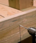 Badass Premium 14 X 5 Inch Type 316 Marine Grade Stainless Steel Wood Screws T27 Flat Head in deck installation.