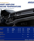 Dashboard showing compatibility details for aftermarket HVAC blend door actuator for Ram, Dodge, and Chrysler models.