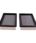 2 Pack Dust Panel Filter 1037822 Pro Grade Replacement Compatible With Tennant Nobles EZ Rider, two filters on a white background