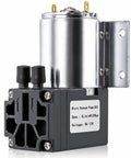 12V DC Mini Vacuum Pump Featuring Dead Quiet Diaphragm Design And Integrated Suction Holder for compact applications and smooth operation.